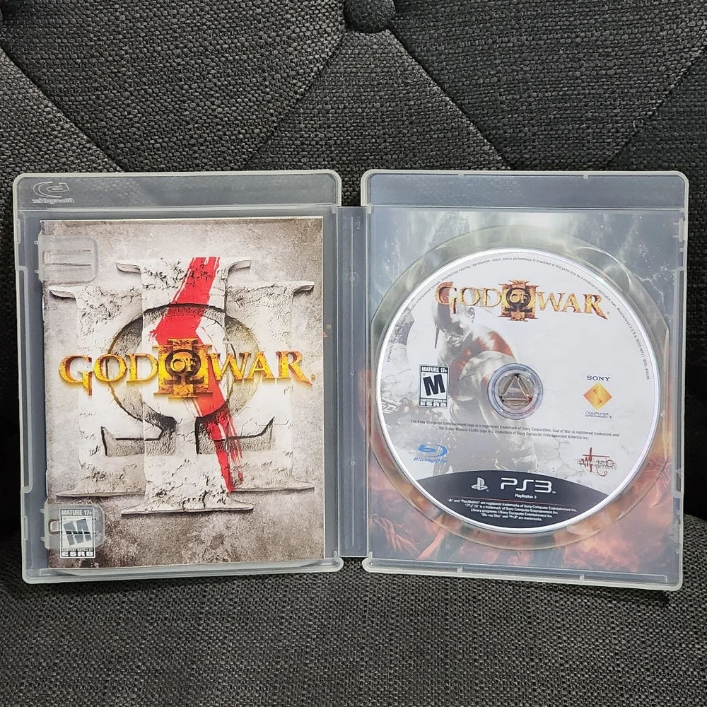 Sony God of War III for PS3 - Red and Black Cover